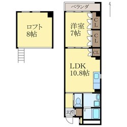 ヤマイチＰＬＡＺＡ吉田Ⅱの物件間取画像